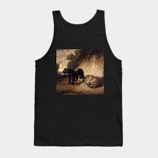 Two Leopards from Peru by Antoine-Louis Barye Tank Top